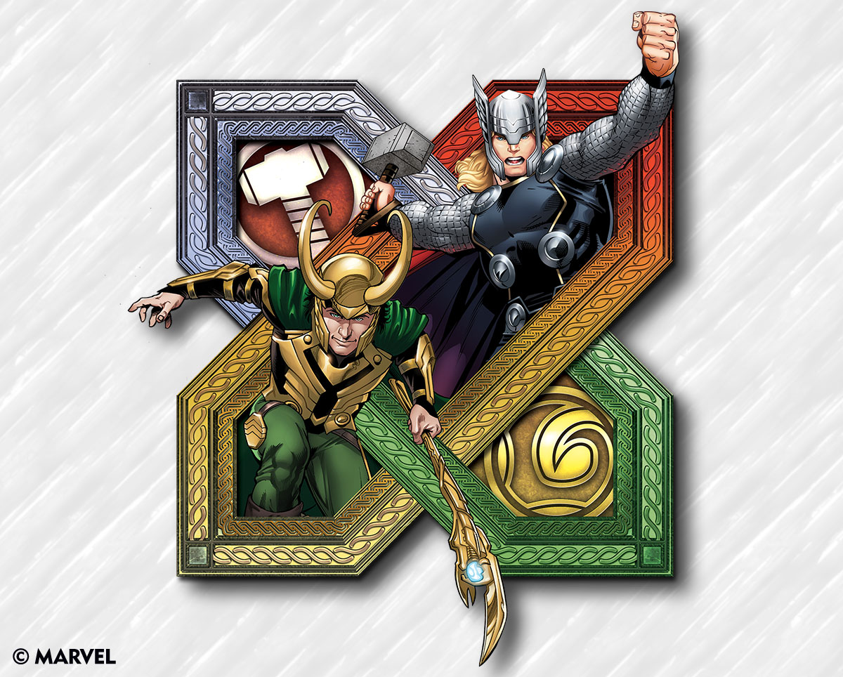 Marvel's Avengers: Badge Design - Thor & Loki